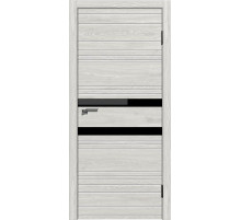 Новелла 2 Лиственница серая,стекло черное Лиственница серая