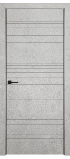 Лайн-1 AL кромка с 2-х сторон Бетон светлый | Бетон светлый, 2000*600