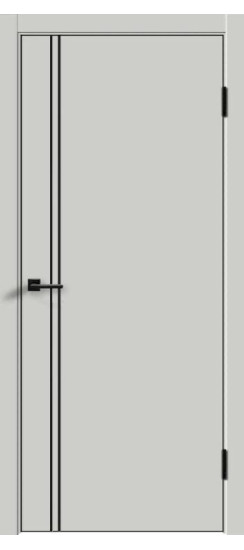 Техно 4 Серый Серый | Серый, 2000*600