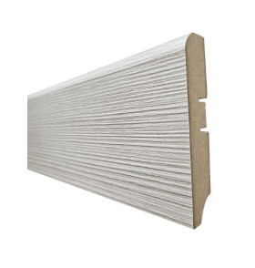 Плинтус напольный тон Кремовая лиственница