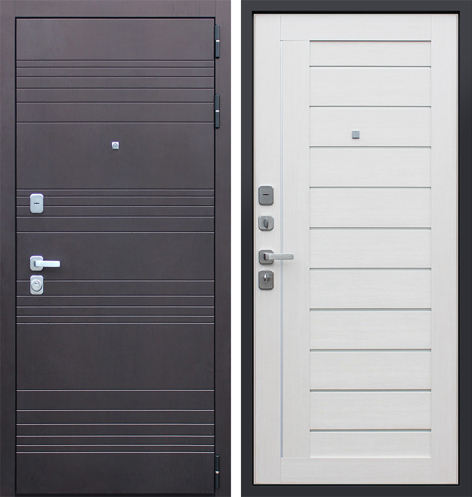 Стальная дверь "Дуэт" | Порошковое покрытие 