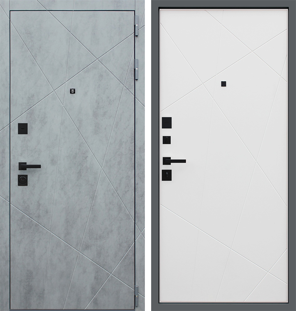 Стальная дверь "Дуэт Б" | Порошковое покрытие 