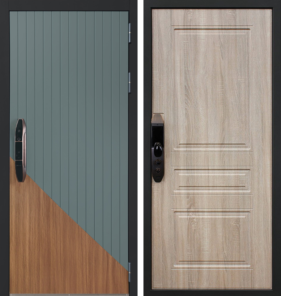 Стальная дверь "Эрвин". Заказная модель. | Порошковое покрытие 