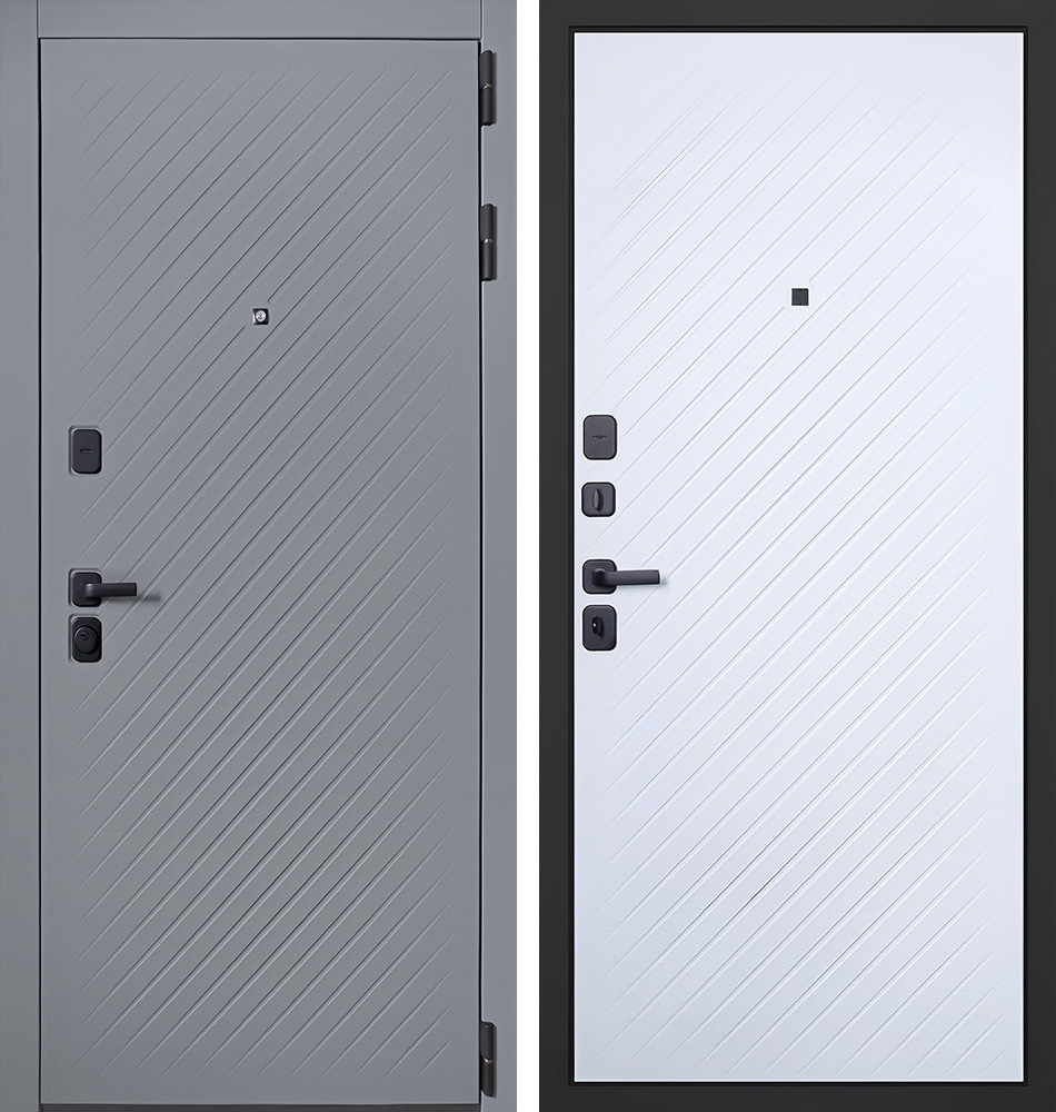 Стальная дверь «Бруклин». Заказная модель. | Порошковое покрытие 