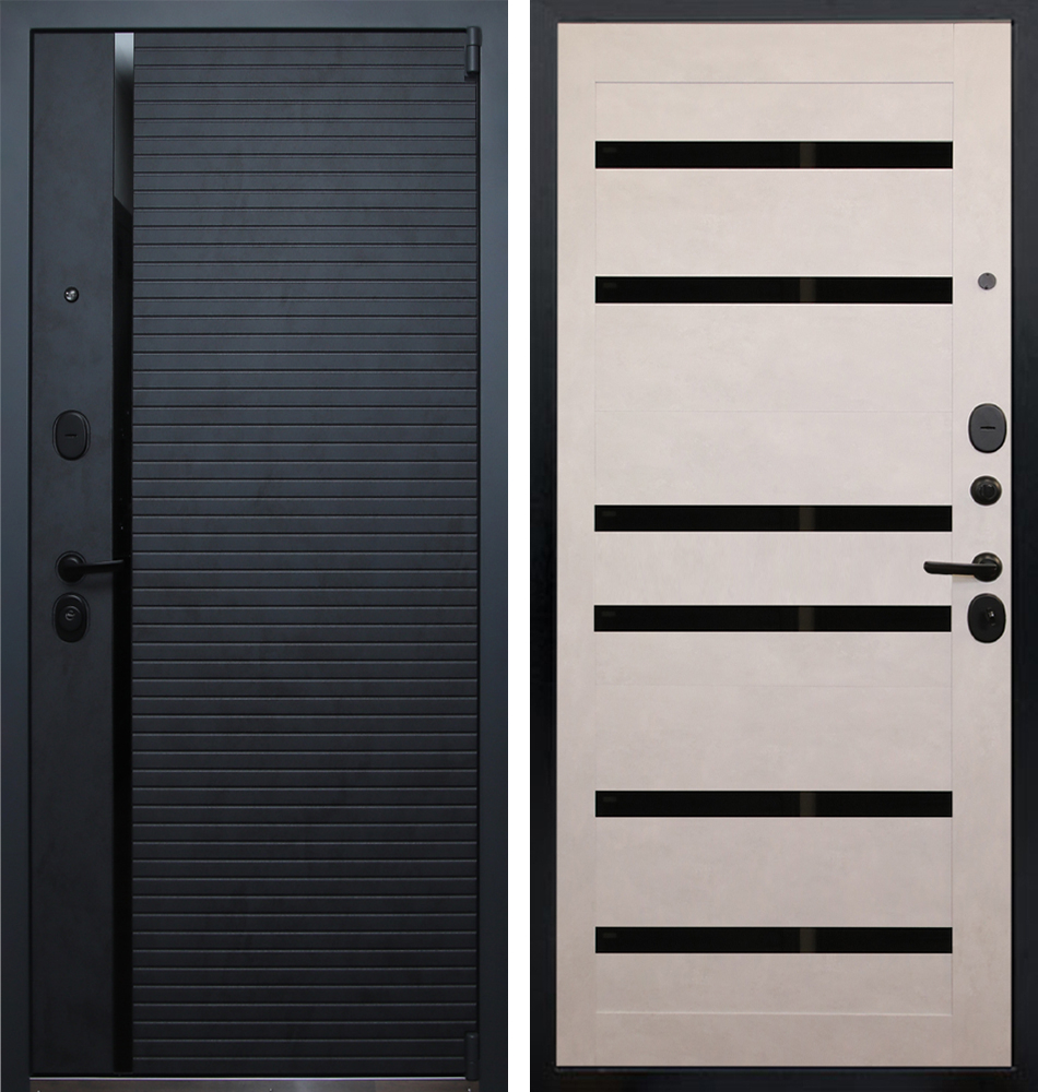 Стальная дверь "Оникс". Заказная модель. | Порошковое покрытие 