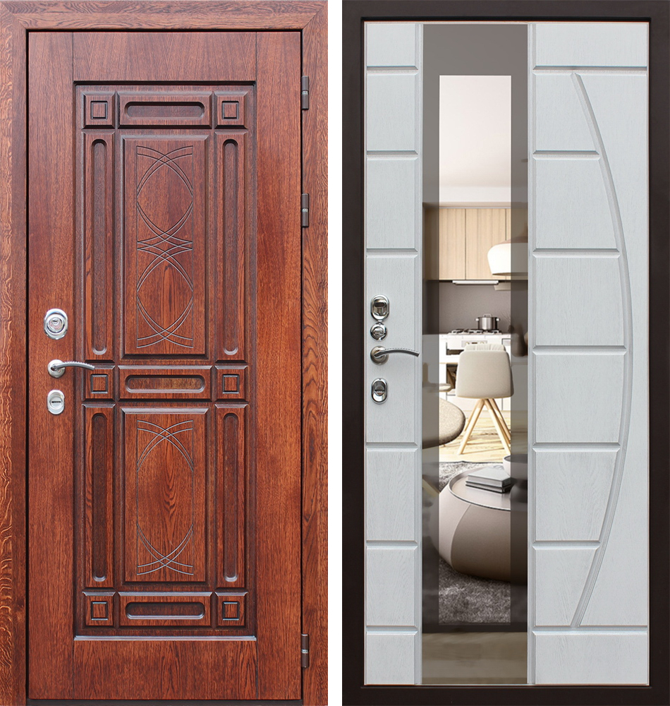 Стальная дверь "Венеция". Заказная модель. | Первый слой - цинкогрунт, второй слой - порошковое покрытие 