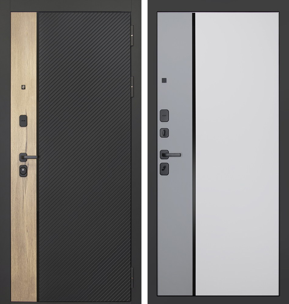 Стальная дверь "Монако". Заказная модель. | Порошковое покрытие 