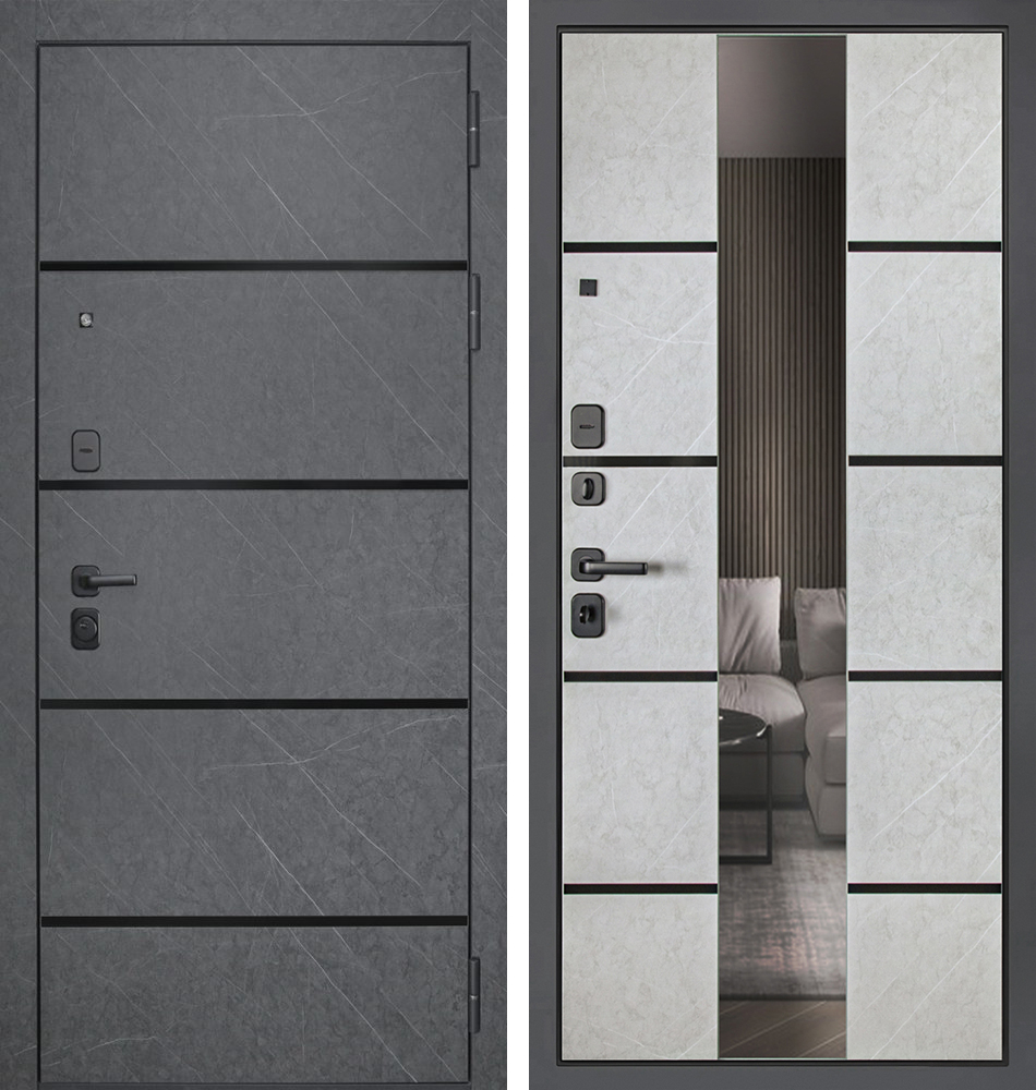 Стальная дверь "Енисей". Заказная модель. | Порошковое покрытие 