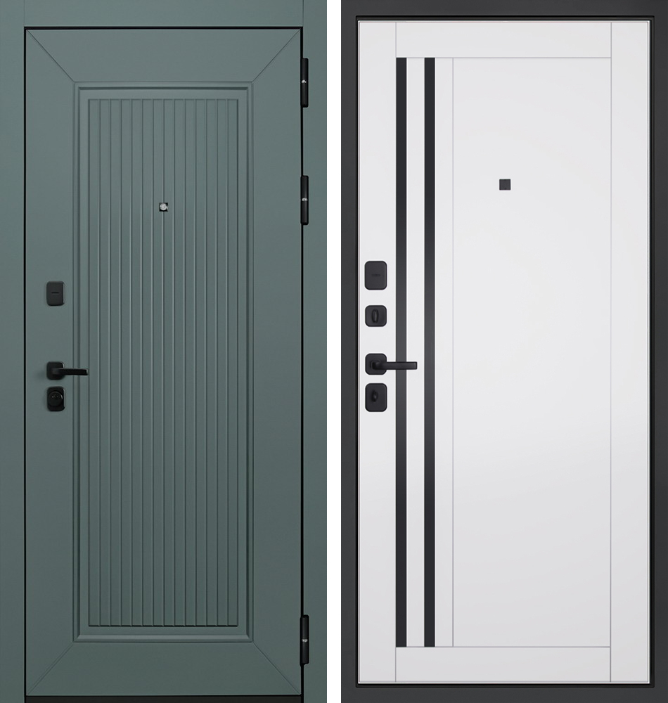 Стальная дверь "Афина". Заказная модель. | Порошковое покрытие 