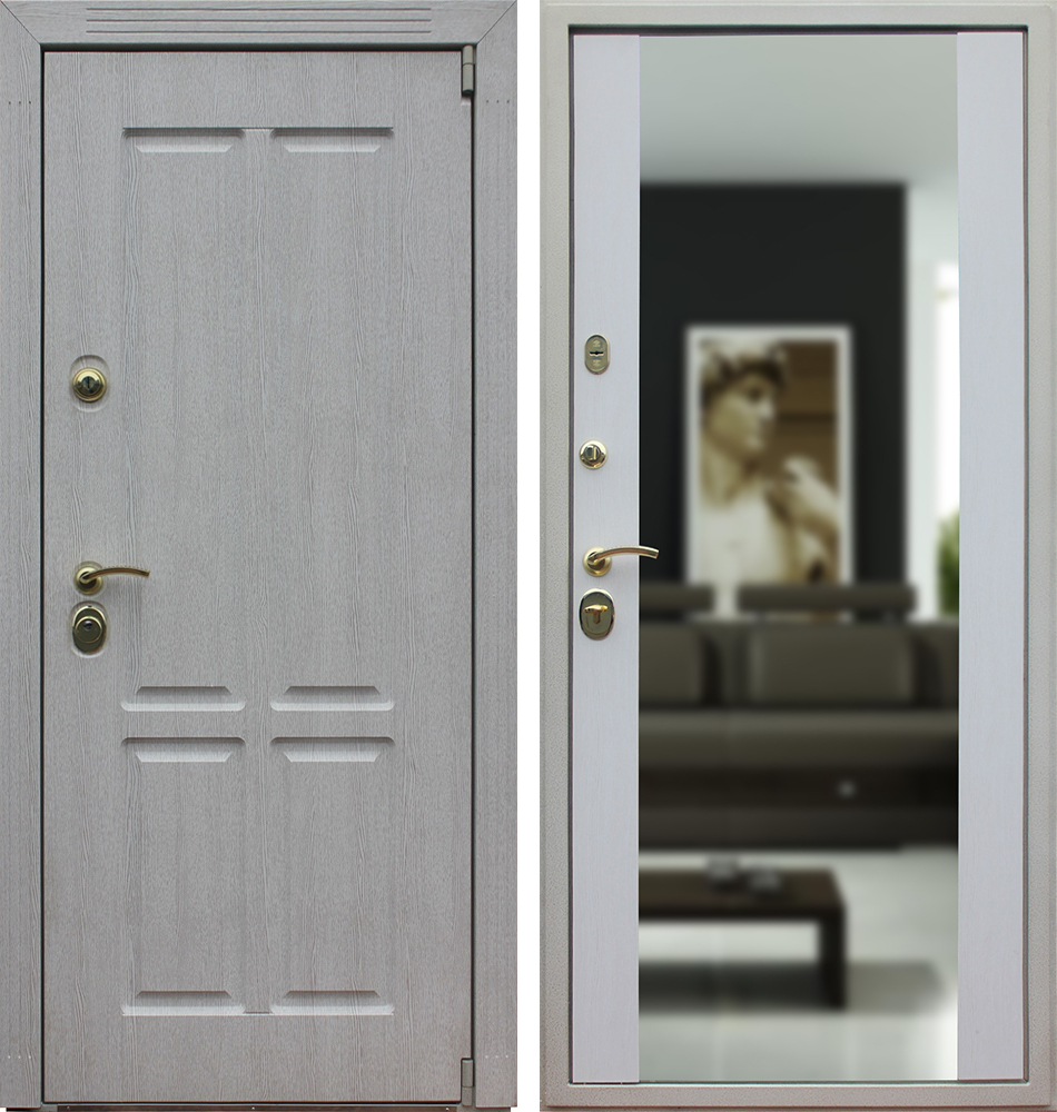 Стальная дверь "Дива". Заказная модель. | Первый слой-цинкогрунт, второй слой - порошковое покрытие 