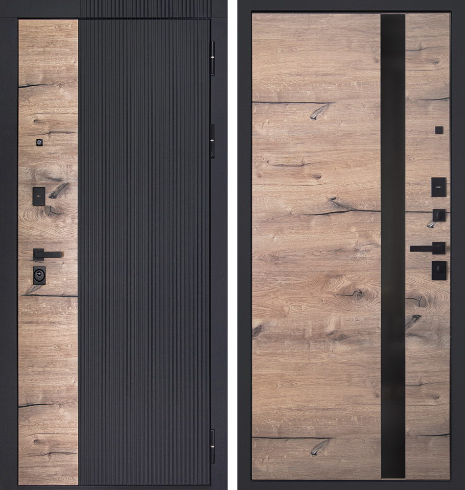 Стальная дверь "Арабика". Заказная модель. | Порошковое покрытие 