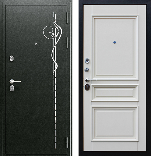 Стальная дверь "Шармель". Заказная модель. | Порошковое покрытие 