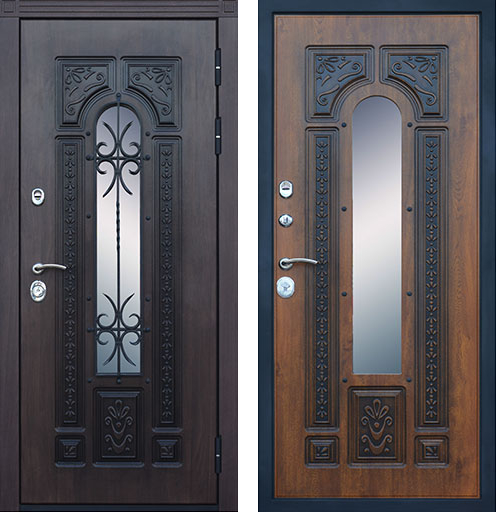 Стальная дверь "Русь". Заказная модель.