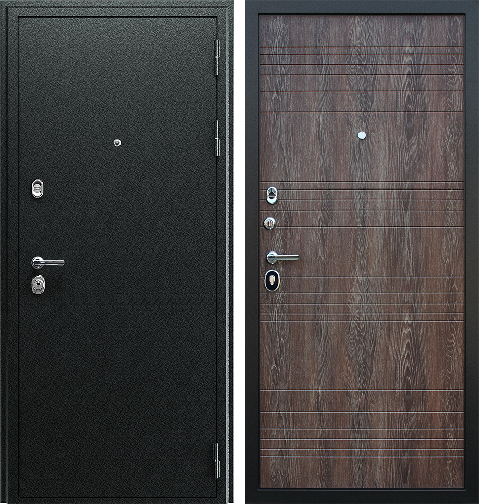 Стальная дверь «Next 1». Заказная модель. | АНТИК СЕРЕБРО, Размеры: 2050*880 / 2050*960 правое и левое открывание