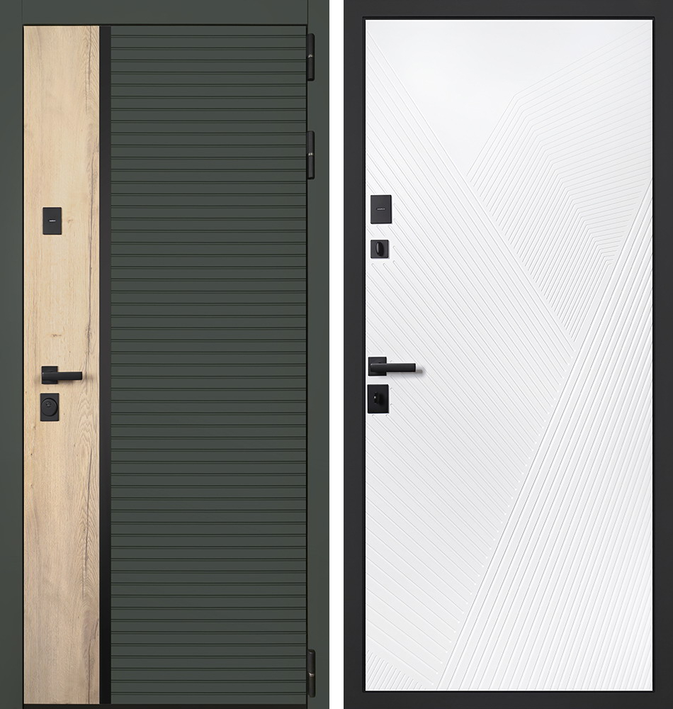 Стальная дверь "Ferrum" от дизайнеров | Порошковое покрытие 