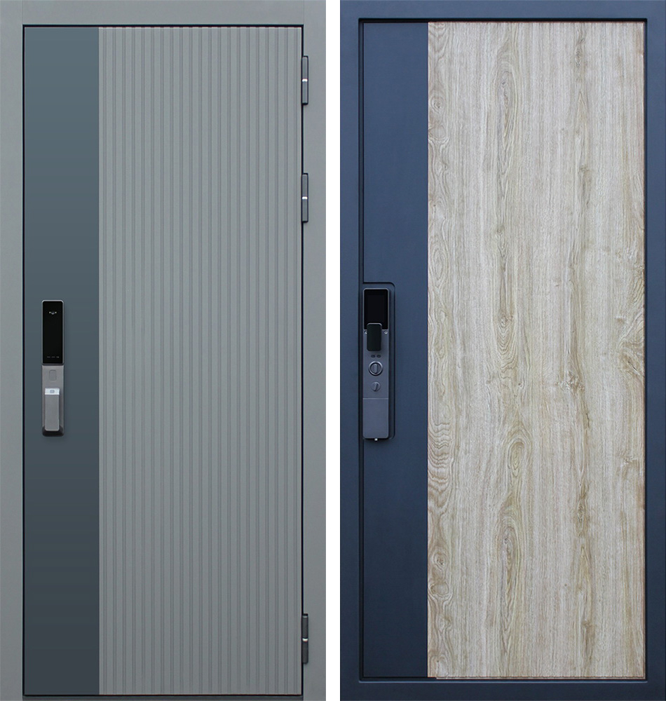 Стальная дверь "Spark". Заказная модель. | Первый слой - цинкогрунт, второй слой - порошковое покрытие 