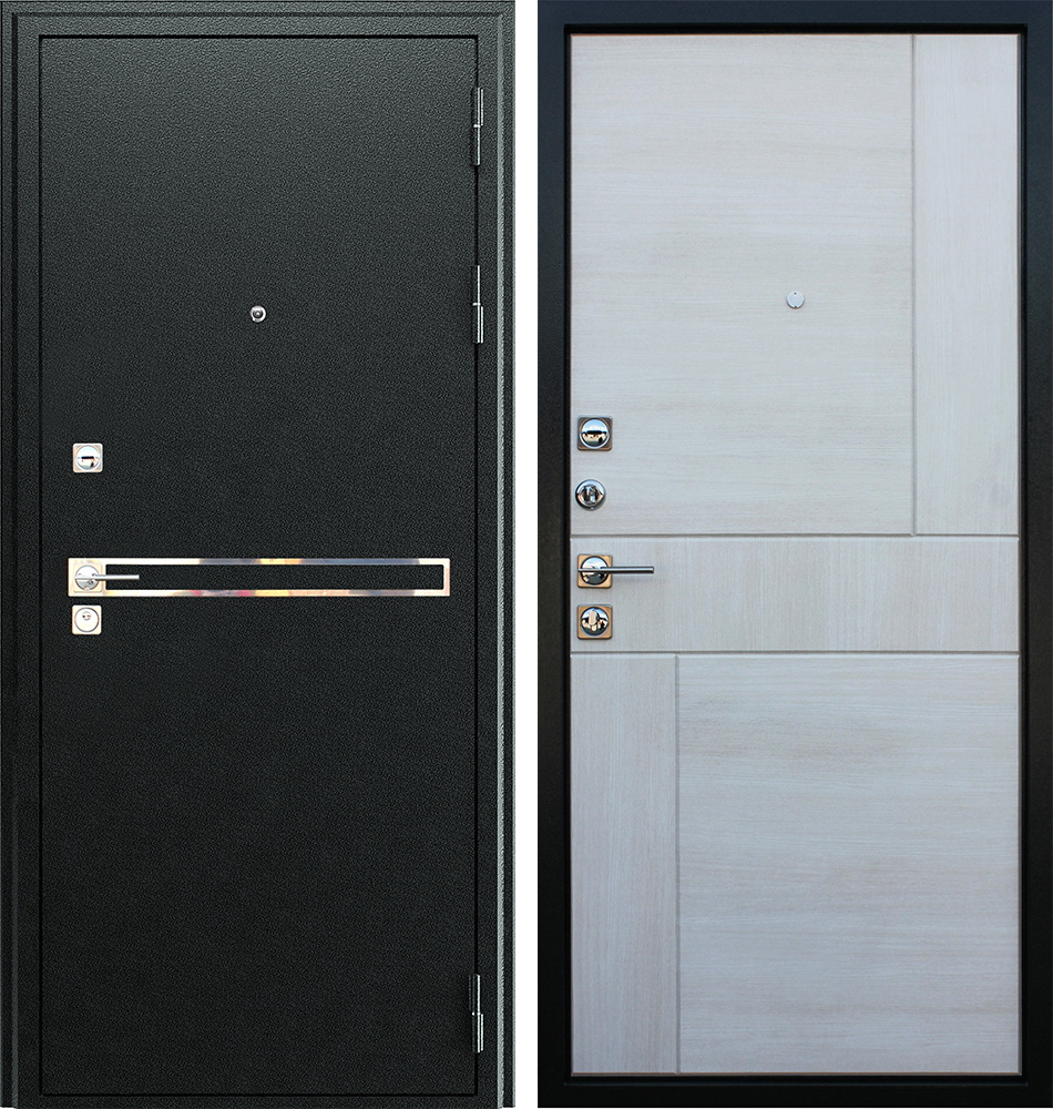 Стальная дверь "Лазер". Заказная модель. | Порошковое покрытие 