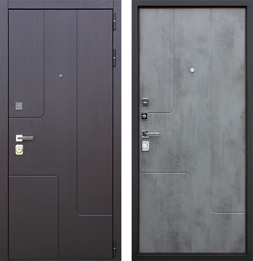 Стальная дверь "Эталон". Заказная модель.