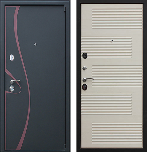 Стальная дверь "Византия". Заказная модель.