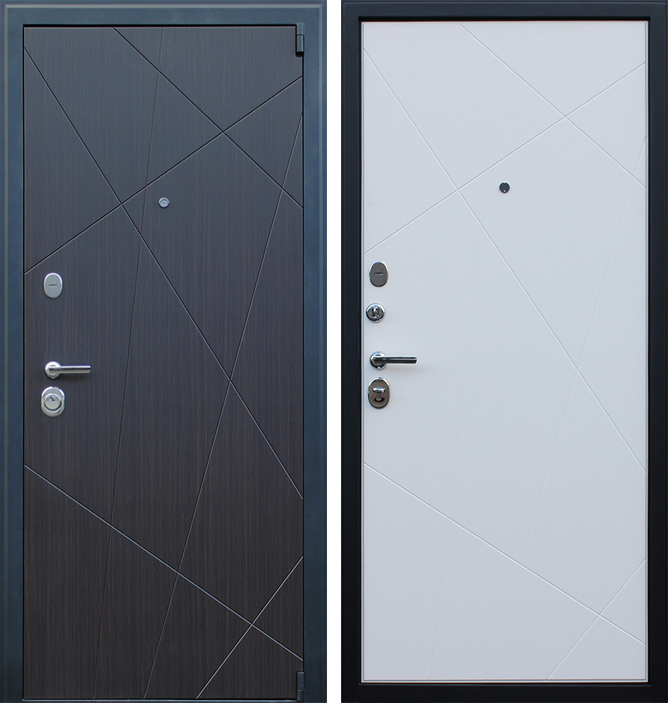 Стальная дверь "Вектор". Заказная модель. | Порошковое покрытие 