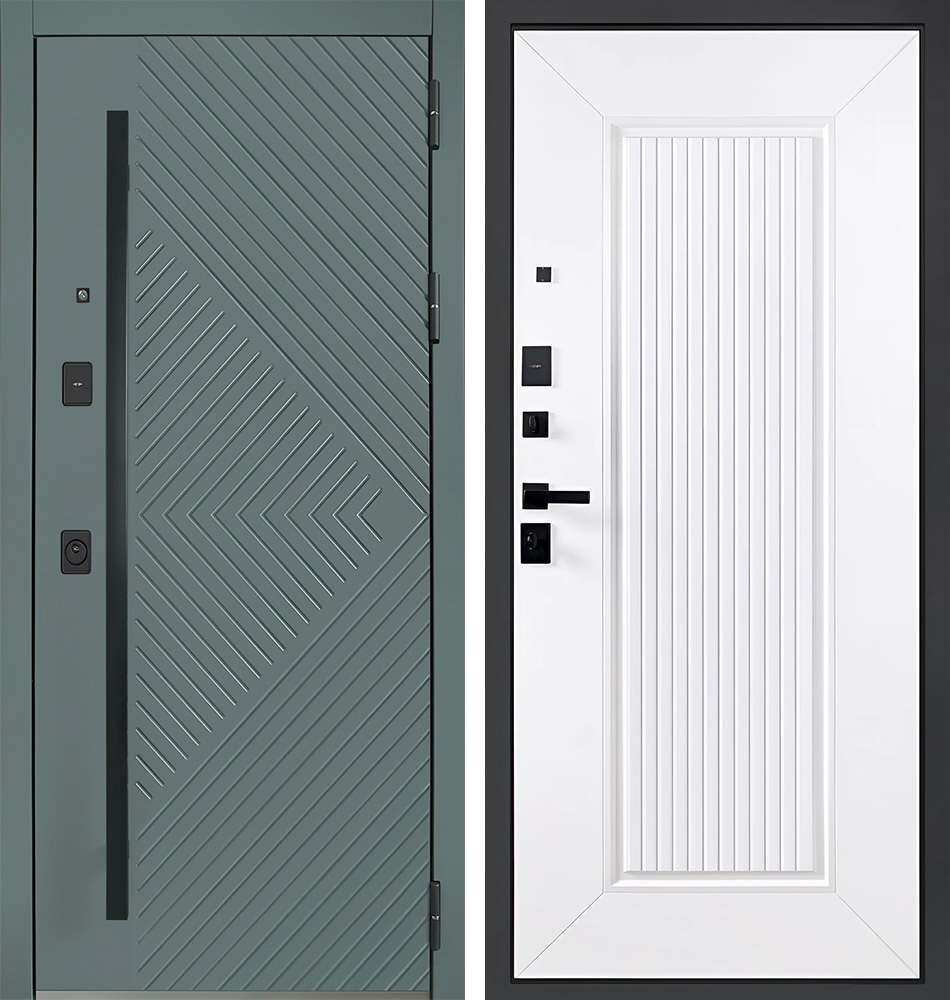 Стальная дверь «Тесла». Заказная модель.