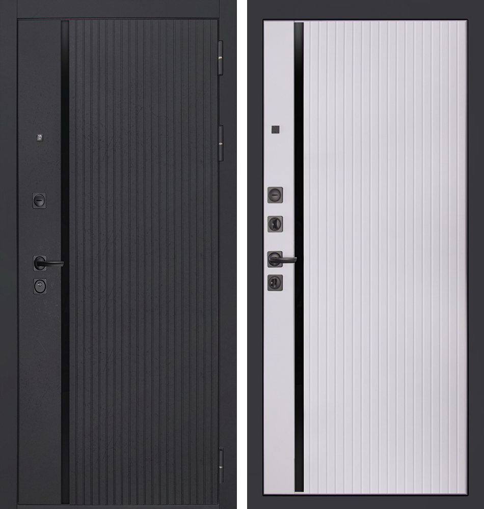 Стальная дверь "Тунис". Заказная модель. | Порошковое покрытие 