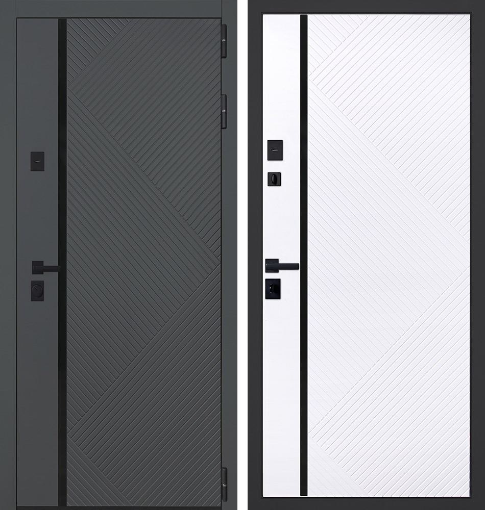 Стальная дверь "Гавана". Заказная модель. | Порошковое покрытие 