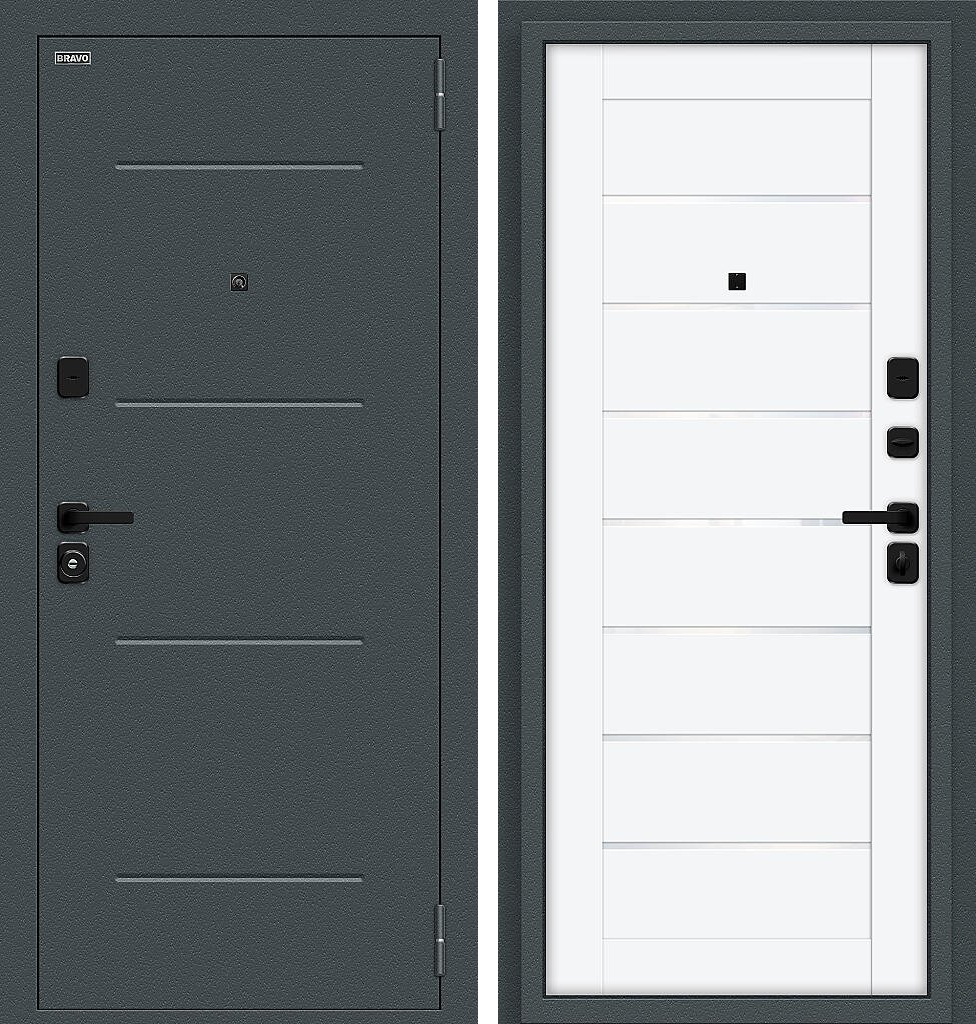 Техно/SBlack, цвет: Старк антрацит/White Silk, размер : 